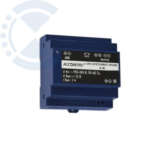 Блок питания ББП-30 DIN AccordTec