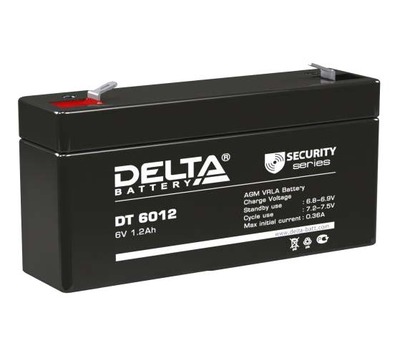 Аккумулятор 1,2 а/ч 6 В (DT6012) Delta