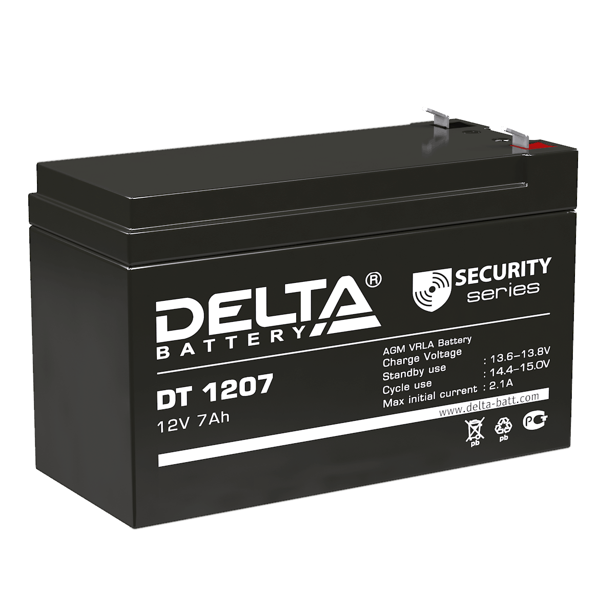 Аккумулятор 7 а/ч (DT 1207) Delta