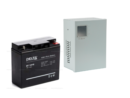 Комплект БП Скат 1200 (12В, 5А В КОМПЛ С АКК DT 1218)