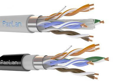 Кабель F/UTP4 Cat5e ZH нг(А)-HF (4х2х0,52) ParLan (100942) Паритет