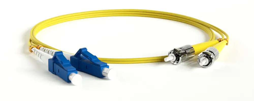 Патч-корд FC-S2-9-SC/UR-SC/UR-H-10M-LSZH-YL волоконно-оптический (шнур) SM 9/125 (OS2), SC/UPC-SC/UPC, 2.0 мм, simplex, LSZH, 10 м Hyperline