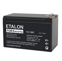 Аккумулятор 7 а/ч (FS 1207) 12В ETALON