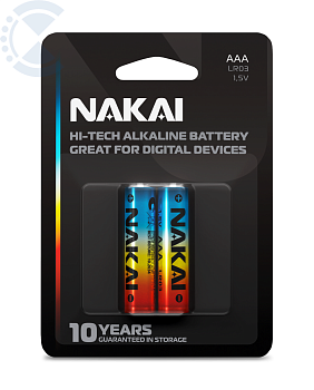 Батарейка LR 3 NAKAI Hi-Tech, 2 шт