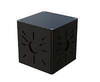 Коробка монтажная кубическая 4K черный Boxforcam