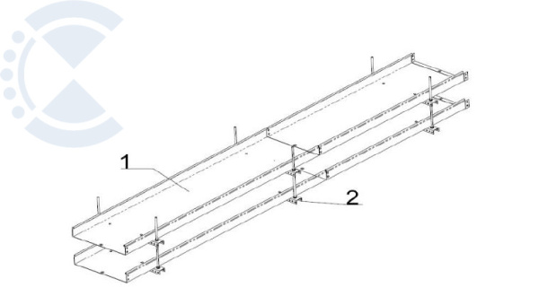 ОКЛ Ивановский КЗ и DKC в металлическом лотке