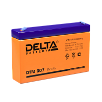 Аккумулятор 7а/ч 6В (DTM 607) Delta