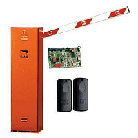 Шлагбаум GARD 4000 COMBO CLASSICO  (001G4000_DX) прав.(тумба прям.стрела,наклейки,,накладки)  CAME
