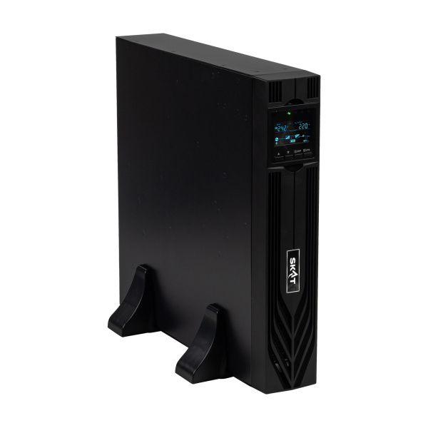 Источник питания SKAT-UPS 1500-RACK-ON-3X9-E P3 - ИБП 1500 Вт, On-Line, синус, встр. АКБ 36В (3x9Ач), 8хC13 Бастион
