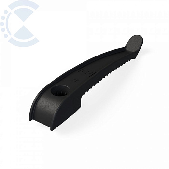 Держатель кабеля односторонний для прямого монтажа черный (уп.20шт) PR13.0381 Промрукав