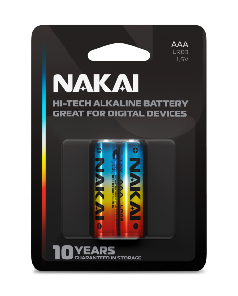Батарейка LR 3 NAKAI Hi-Tech (R1702-0004), 2 шт в упаковке