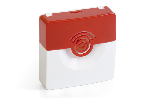 Оповещатель ОПОП 2-35 12В (корпус белый/красный) Рубеж