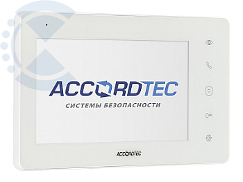 Монитор домофона AT-VD760C/SD WH AccordTec