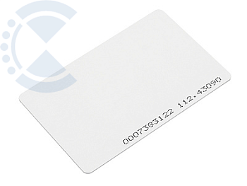 Карточка AT-ID02-EM формата EM-Marine тонкая толщиной 0,72 мм, 86*54 мм, с номером AccordTec