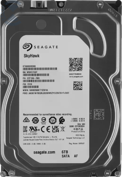 Жесткий диск 6ТБ ST6000VX008 Seagate