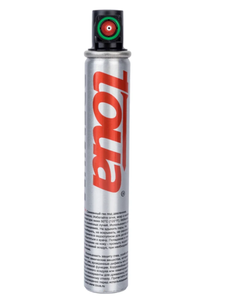 Баллон газовый на 1000 гвоздей 165A с зеленым клапаном Toua