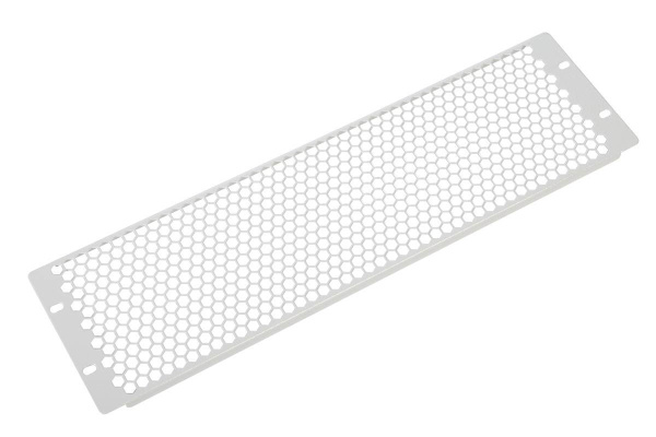 Фальшпанель ФП-3.4-9005 19" 3U перфорированная, цвет черный ЦМО