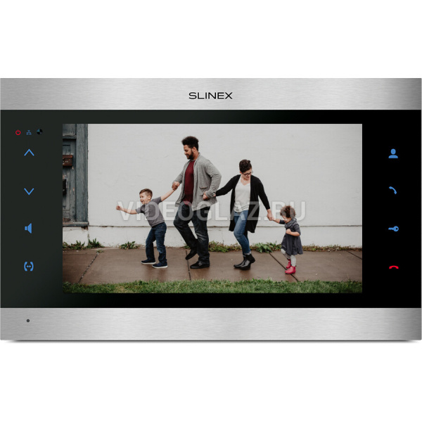 Монитор домофона SL-10N Cloud Silver+Black цветной Slinex