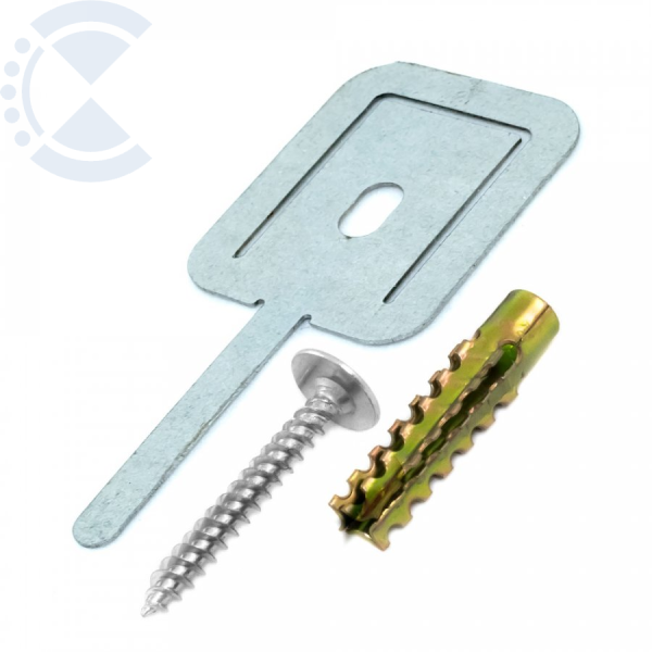 Комплект для крепления ОКЛ с использованием самореза, дюбеля и хомута FR ПР-40 (100 шт) PR08.5201 Промрукав