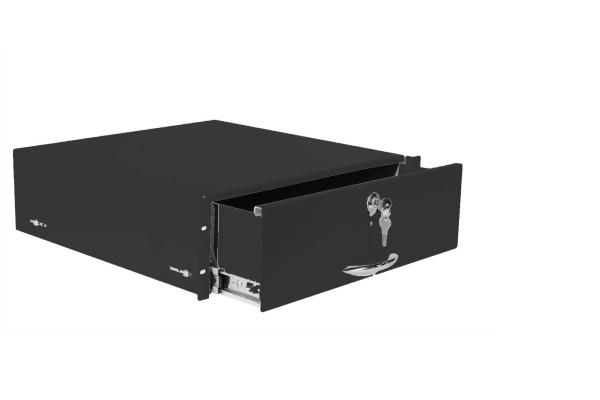 Ящик ТСВ-Д-3U.450-9005 для документации 3U, цвет черный ЦМО