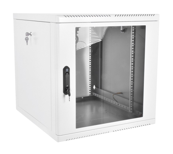 Шкаф 19" 9 U (600х400) глухая перед. дверь, глухая зад. стенка, белый RackMann Mastermann