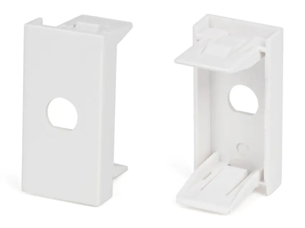 Вставка SIP2-1K-M45-22.5 45x22,5 для одного модуля формата Keystone Jack Hyperline