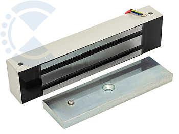 Замок электромагнитный ML-350N K-2 с уголком, цвет Серый AccordTec