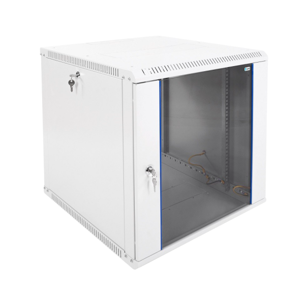 Шкаф 19" 12 U (600х400) , глухая перед. дверь, глухая зад. стенка, белый RackMann Mastermann