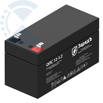 Аккумулятор 1,2 а/ч ЗарядЪ ОПС 12-1,2 Великолукский аккумуляторный завод Импульс