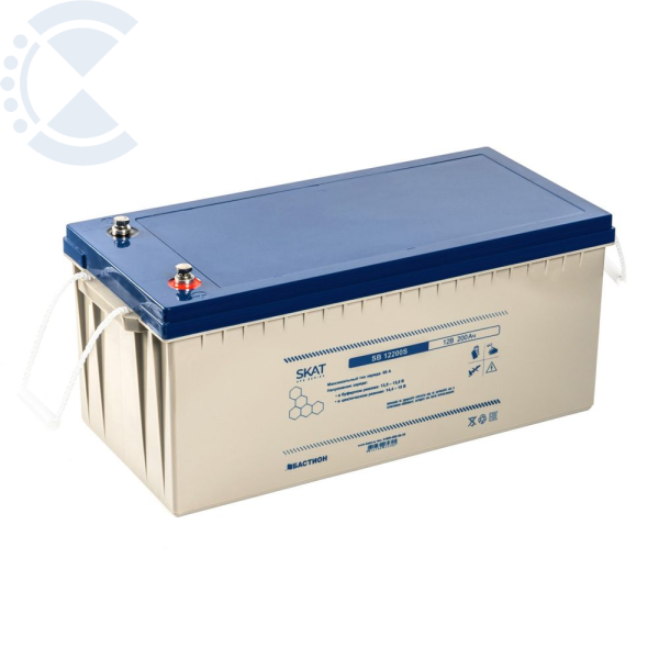 Аккумулятор SKAT SB 12200S тип AGM, 12В, 200Ач Бастион