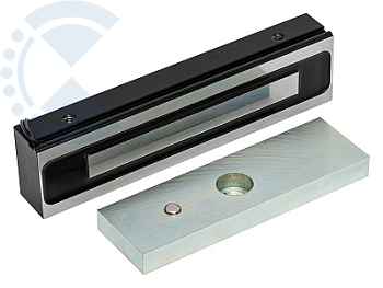 Замок электромагнитный ML-200K Premium Black с уголком AccordTec