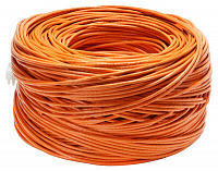 Кабель DR-140013 витая пара 4 пары категория 5e, U/UTP, 24 AWG, LSZH,  оранжевый, кор.305 м, Datarex