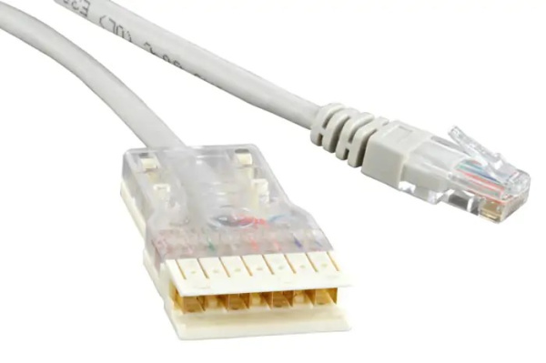 Патч-корд PC-110-RJ45-1P-CX-3M-LSZH-GY тип-RJ45, 1 пара, LSZH, 3 м, серый Hyperline