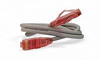 Патч-корд PC-LPM-UTP-RJ45-RJ45-C5e-0.5M-LSZH-GY U/UTP категория 5е, LSZH, 0,5м, серый Hyperline