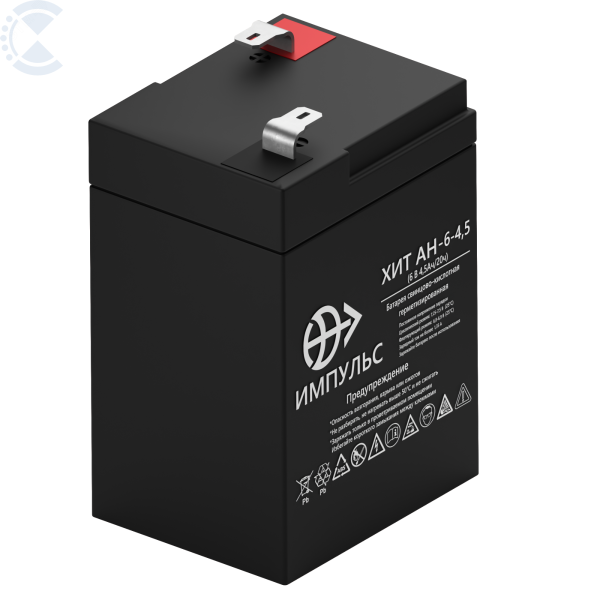 Аккумулятор 4,5 а/ч ХИТ АН-6-4,5 Великолукский аккумуляторный завод Импульс