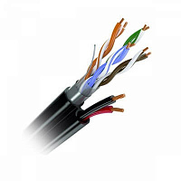 Кабель UTP 4PR 24AWG CAT5e + 2x0,75 OUTDOOR OLT4ADB2D multi (с жилами питания 0,75мм.кв) (U02-2402)