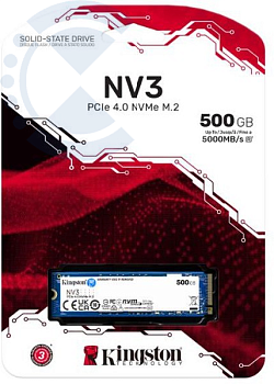 Накопитель SSD M.2 2280 500Gb Kingston NV3 (SNV3S/500G)