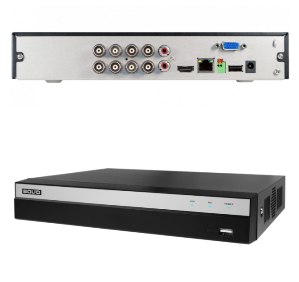 Регистратор RGG-0812/ до 8х каналов BNC вер.3 BOLID