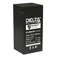 Аккумулятор 2,3а/ч 6В (DT 6023) Delta