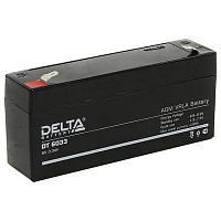Аккумулятор 3,3а/ч 6В (DT 6033) (125 мм) Delta
