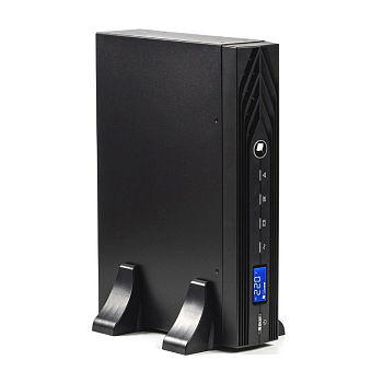 Источник питания SKAT-UPS 1500-RACK-ON-E ИБП 1350 Вт, online, синус,внешн. АКБ х 3 шт, 8xC13 Бастион